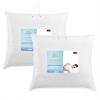 Moemoe Feather & Down Pillow – Euro -square shape  - pair in packaging